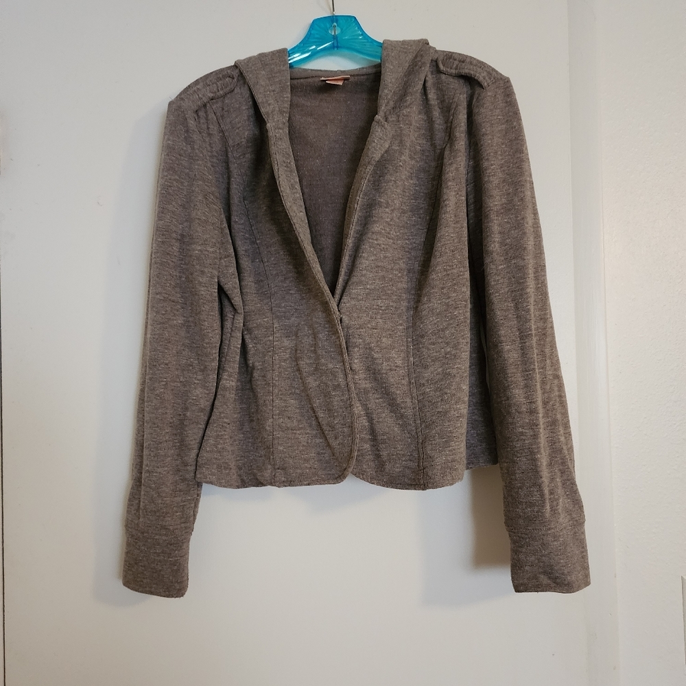 Hooded Thin Dressy Sweatshirt